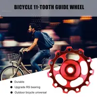 MTB горный велосипед дорожный велосипед задний переключатель алюминиевый сплав 11 Т направляющий ролик натяжной шкив Jockey колесо часть Аксессуар - изображение