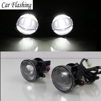 

Car Flashing Led Fog Lamp with LED DRL Daytime Running Light For Land Rover discoverer 4 Freelander 2 Range Rover