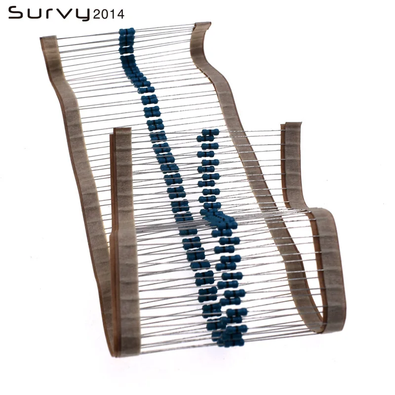 

100PCS Metal Film Resistor 0.25W 1/4W 1% - Full Range of Values 10M Ohm