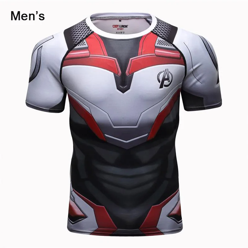 Мстители 4 эндигра Квантовая война 3D печатных футболки обтягивающая мужская кофта Железный мужской костюм для косплея топы с длинными рукавами для мужчин - Цвет: SPB-01