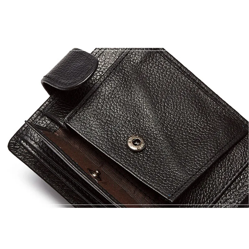 Genuine Leather Men Wallets Brand High Quality Design Wallets with Coin Pocket Purses Gift For Men Card Holder Bifold Male Purse Genuine Leather Men Wallets Brand High Quality Design Wallets with Coin Pocket Purses Gift For Men Card Holder Bifold Male Purse