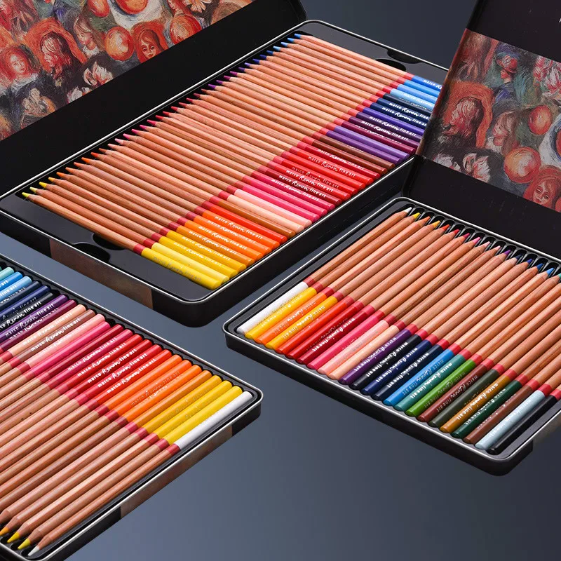 

MARCO Color Pencil Professional Painting Color Pencil Lapis De Cor 24/36/48/72/100 Colors Lapices De Colores 2B Colored Pencils