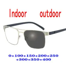 Прогрессивные многофокусные очки переход фотохромные солнцезащитные очки для чтения женщин для мужчин очки чтения Ближний дальний прицел FML