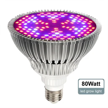 

1pcs Full Spectrum Led Grow Light E27 30W 50W 80W Led Growing Lamp for Flower Plant Hydroponics System aquarium Led lighting