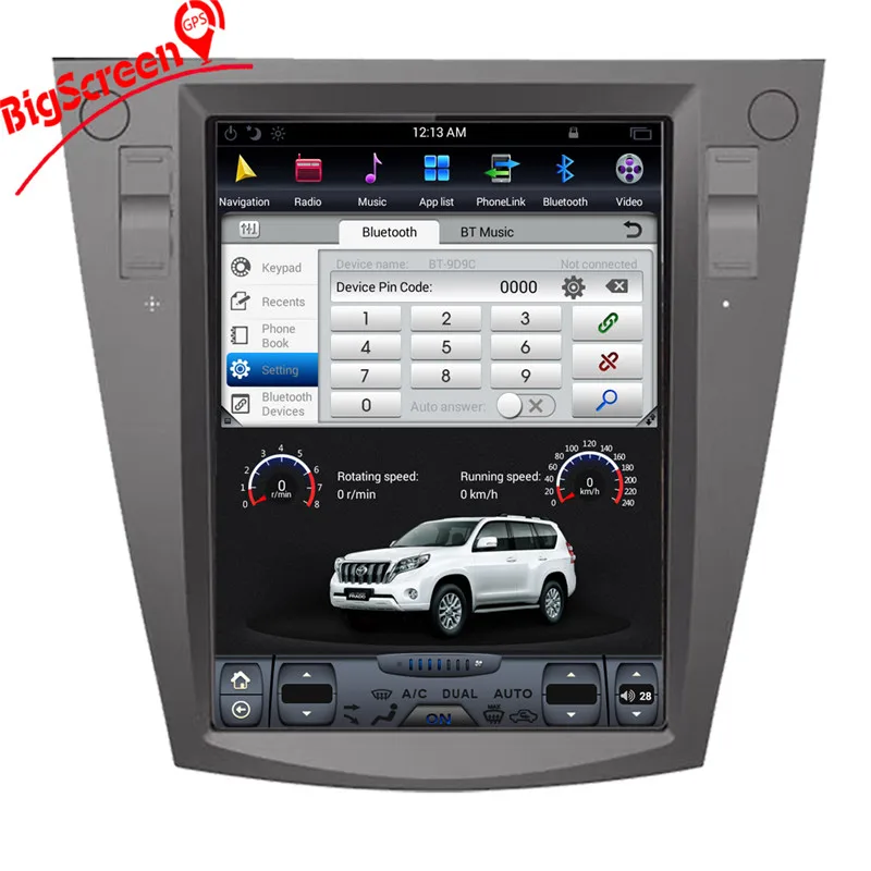 Sale Android 7.1 Tesla style Car No DVD Player GPS Navigation For Subaru Forester 2013+ head unit tape recorder multimedia stereo map 3