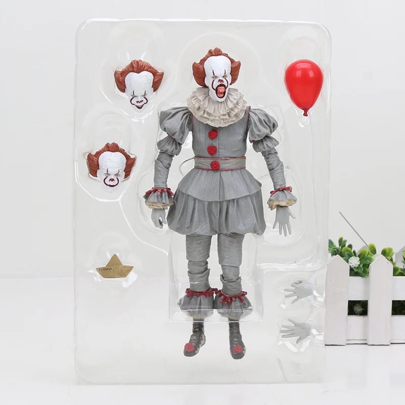 NECA 18 см horro Stephen King's It Pennywise Джокер клоун BJD фигурка игрушки куклы косплей Хэллоуин День Рождество подарок