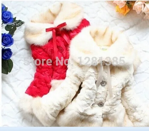 Лидер продаж зимняя куртка для девочек Детская мода меха утепленная верхняя одежда детский топ одежда