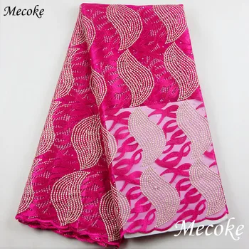 

2017 new arrival nigerian high quality swiss voile lace african guipure lace fabric for french tulle green lace fabric party