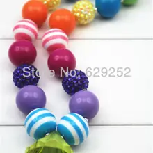 10 шт. много светло-зеленый коренастый нежно дети Цепочки и ожерелья многоцветный конфеты бисера цветок прекрасный CB066