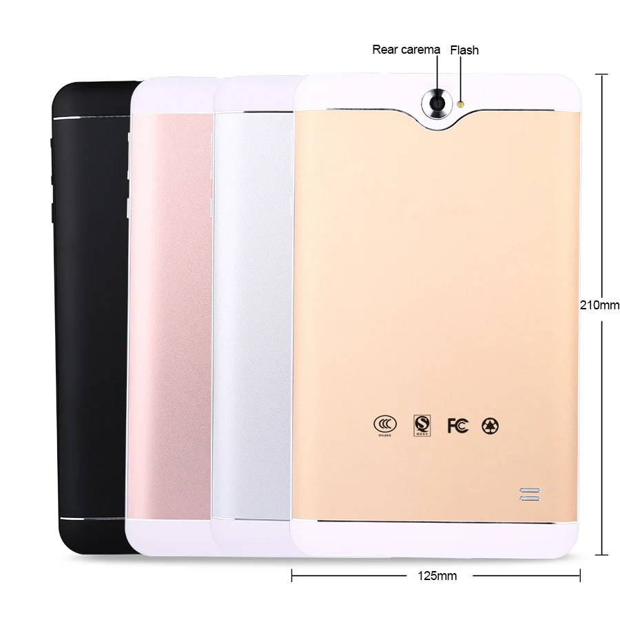 AIBOULLY 7 inch Android 6 Tablet Quad Core 1GB RAM 8GB ROM Dual SIM 3G Phone Call Tablets ips HD Screen 4 Cores Smart Tab 9.7''