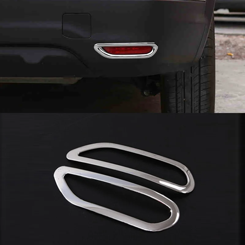 Car Accessories For Nissan Qashqai 2016 2017 ABS Chrome Rear Tail Fog Light Lamp Cover Trim