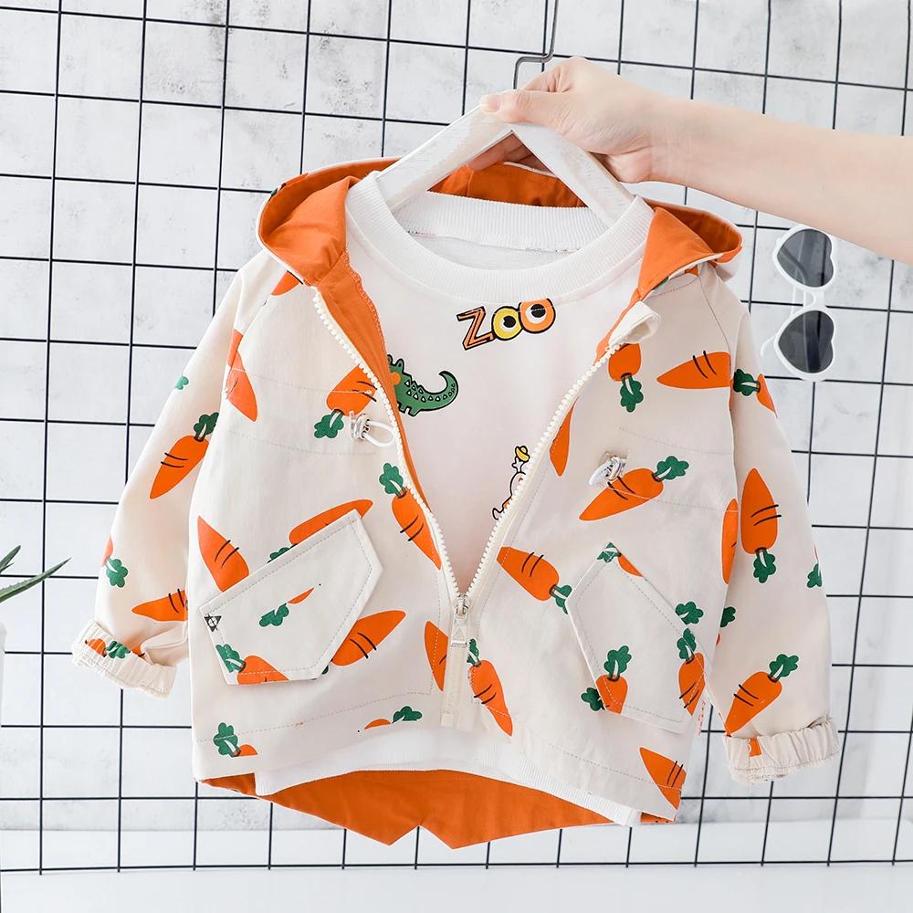 

Children Baby Boy Girl Jacket Outerwear Clothing 2019 Fashion Cartoon Cute Boy Girl Coats 1 2 3 4 Years