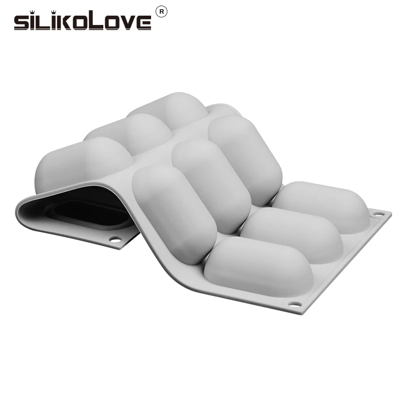 SILIKOLOVE, мусс, силиконовая форма, 12 полостей, Прямоугольная форма в форме кубика, формочка для морозильника, безопасная, 3D, сделай сам, для выпечки