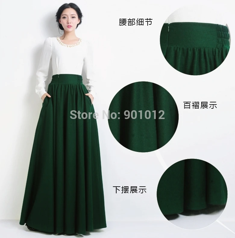 Winter Warm Formal Gentle Womens Wool Woolen Long Skirts Casual ... Winter Warm Formal Gentle Womens Wool Woolen Long Skirts Casual ...