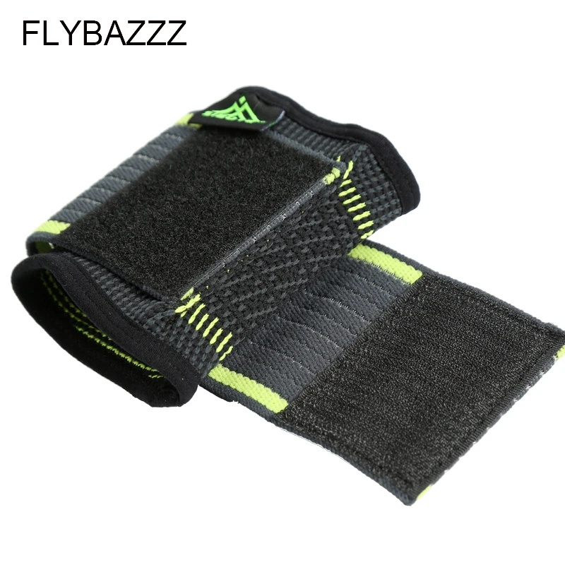 FLYBAZZZ Elastic Palm Wrap Wrist Hand Brace Support Sleeve Band Sports Safety Gym Training Guard Stripe Bandage Wrist Support (4)