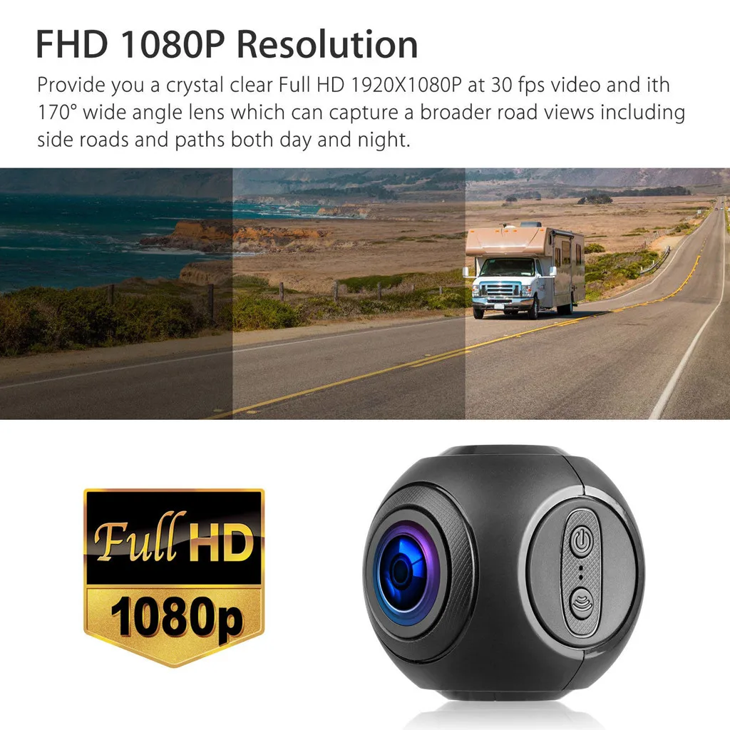 Магнитный видеорегистратор RDVR 1 5 дюйма Full HD 1080P G датчик WDR парковочный режим