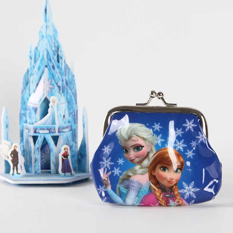 1 шт. мини-Кошельки для монет disney Frozen, кошелек для детей, Детский кошелек, подарки на день рождения, подарки для девочек, индивидуальный подарок