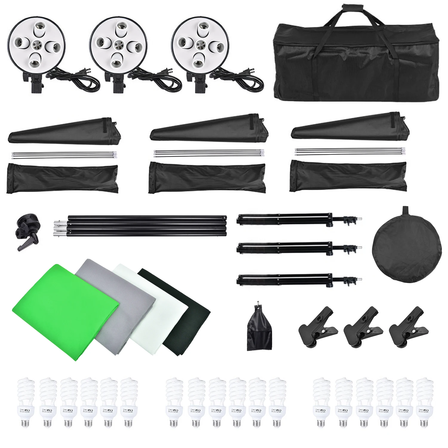 ZUOCHEN 3375W Photo Studio Continuous Lighting kit