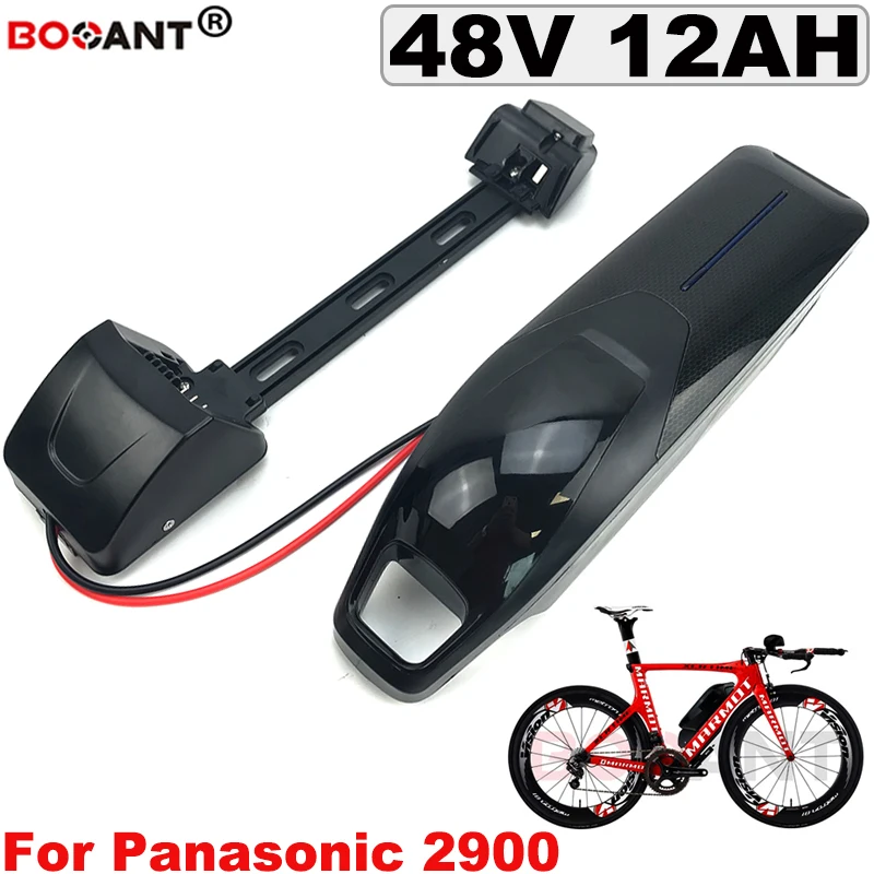 48 V 12AH литий-ионный аккумулятор для Bafang BBSHD 500 W 800 W 1200 W велосипед с электродвигателем аккумулятор 13 S 48 V + 2A зарядное устройство Бесплатная дос...