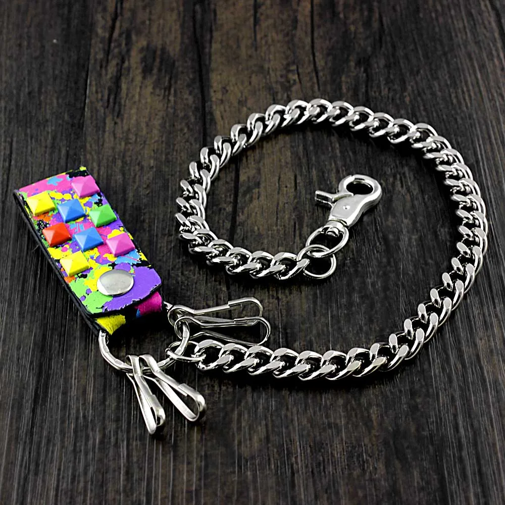 Mens Boys Anti Theft Wallet chain Safe Long Belt Loop Key chain Gift