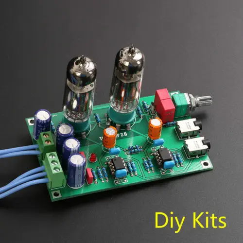 Class A 6J5 Valve Pre amp Tube Buffer PreAmplifier Board Headphone