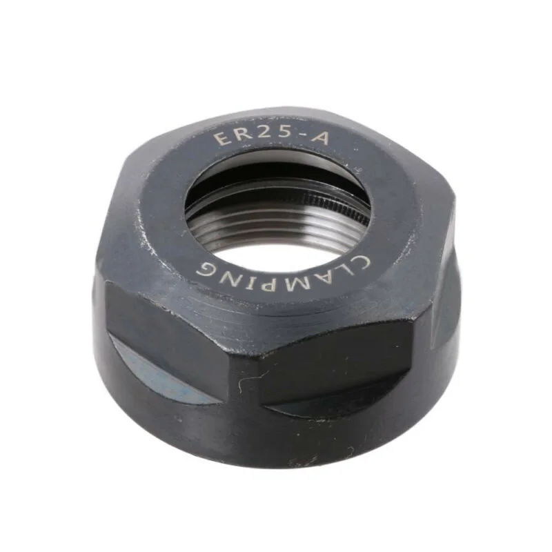 

5pcs Clamping Nuts Replacement Accessories ER25 A-type Collet Clamping Nut For CNC Milling Collet Chuck D42mm