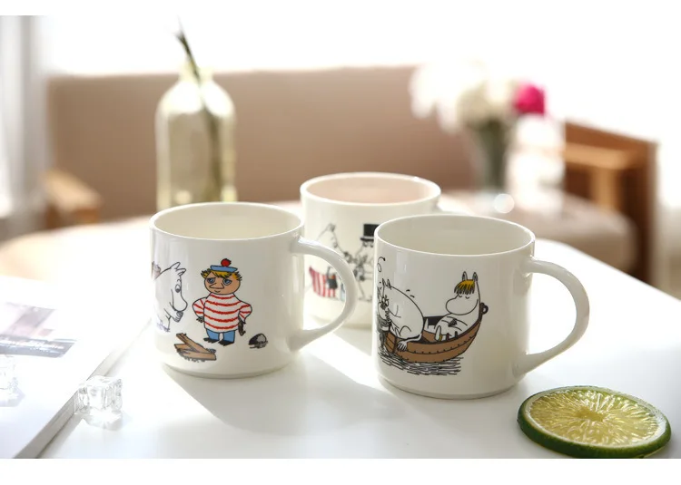 Moomin мультфильм кружка Snorkmaiden Snufkin Little My Sniff The Snork Stinky Mymble Caneca кофейная чашка Muumi подарки для детей