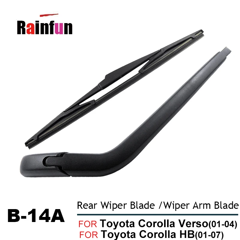 RAINFUN REAR WIPERS FOR Toyota Corolla Verso(01 04), B 14A REAR WIPER