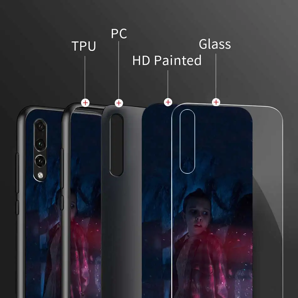 Разноцветный чехол из закаленного стекла для huawei P30 Pro P10 P20 P30 Lite mate 10 20 Pro Honor 20 Pro 8X