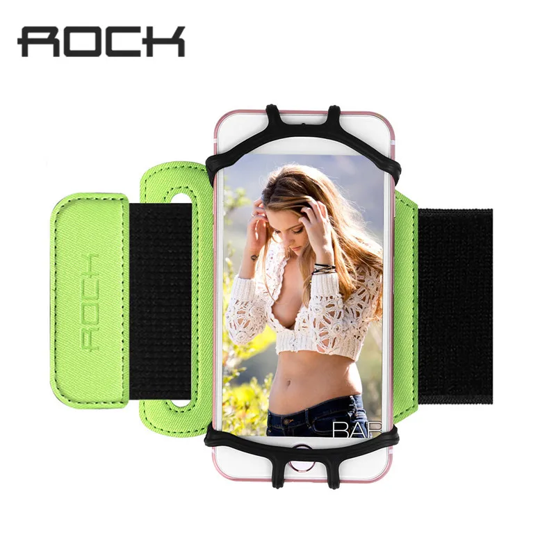 Rock Sports Armband Case for iPhone 8 7 Universal Wrist Running Sport Arm Band Bag  for 4-6 inch Phone Devices 