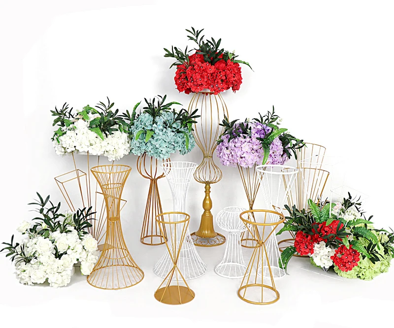 JAROWN Wedding Decoration Iron Flower Stand Stage Props Decor Road Sign Creative Flower Frame Photography Home Decoration (14)