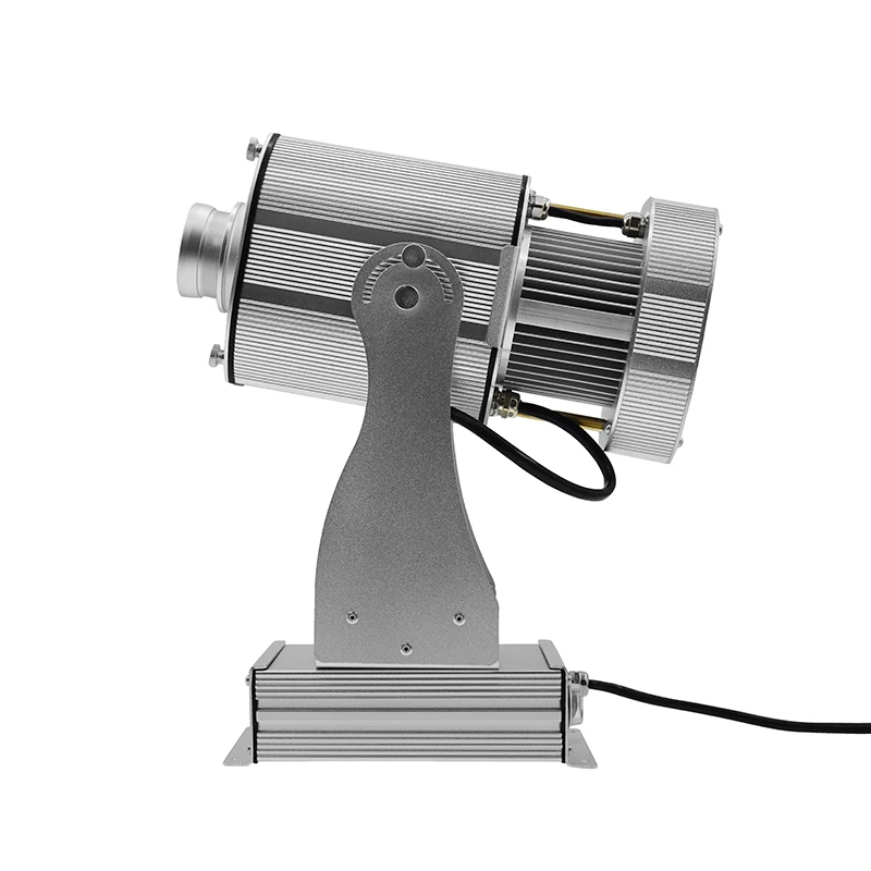US $509.80 Advertising Silver Rotary Image 80W LED Logo Projector IP65 10000lm Custom Slide Company Logo LED Image Projector Light Outdoor