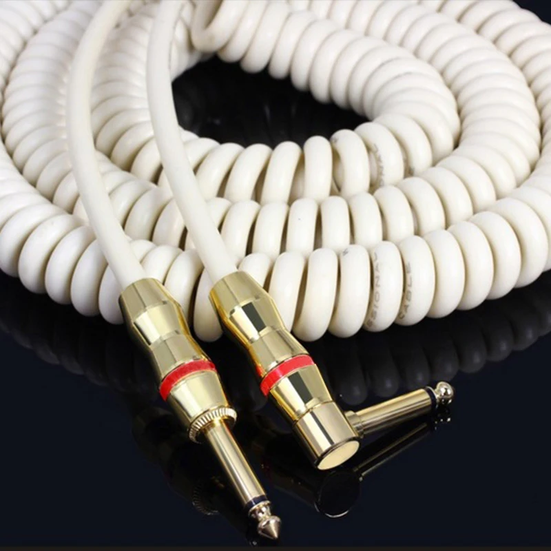 

Electric Guitar Wire Spring Line Noise Reduction Shielding for Guitar Audio Cable Professional Musical Instruments Wire Cables