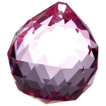 

40mm Feng Shui Crystal ball - Pink
