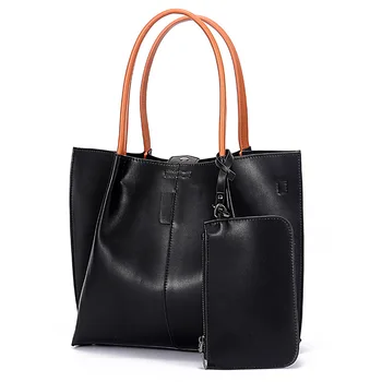 

New Fashion Women Genuine Leather Shoulder Bag Female Composite Bag Casual Crossbody Handbag Casual Lady Messenger Bags