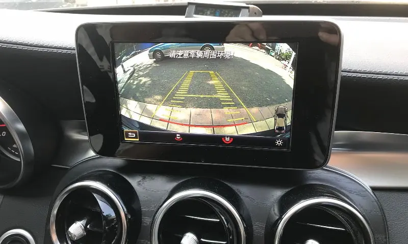 Liislee For Mercedes Benz E W213 2016~2017 Original Screen Update System  Reversing Track Image + Rear Camera  Digital Decoder Reversing picture 2
