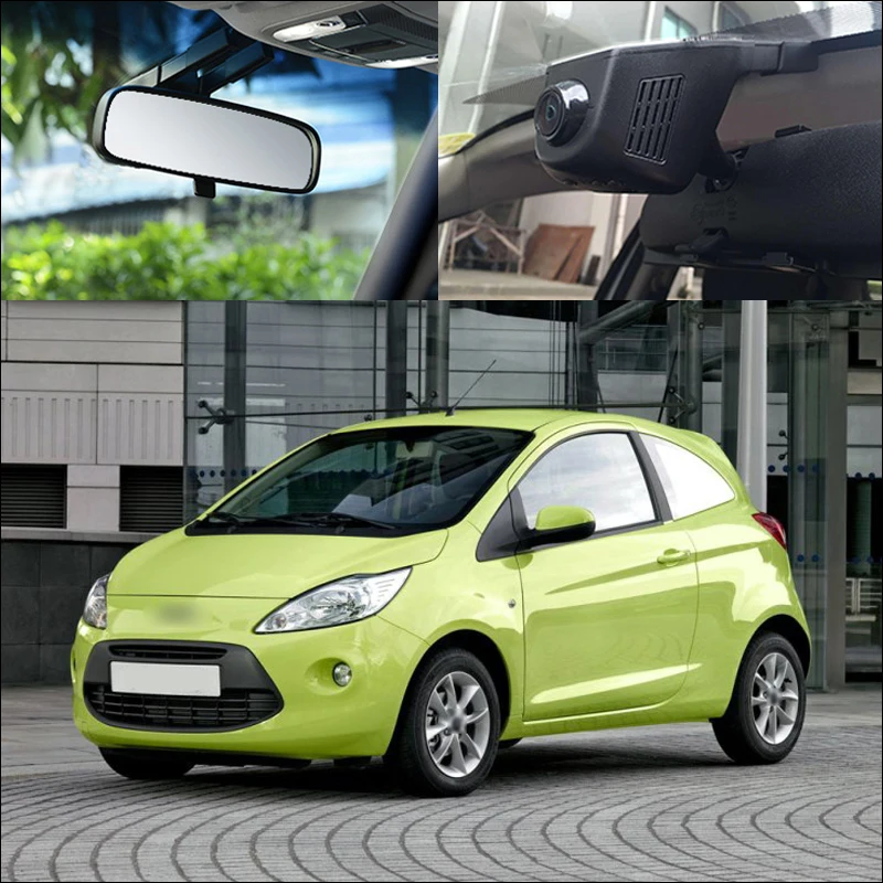 

For Ford ka APP Control Car Wifi DVR Auto Driving Video Recorder wide angle hidden installation Dash Cam Car Black Box