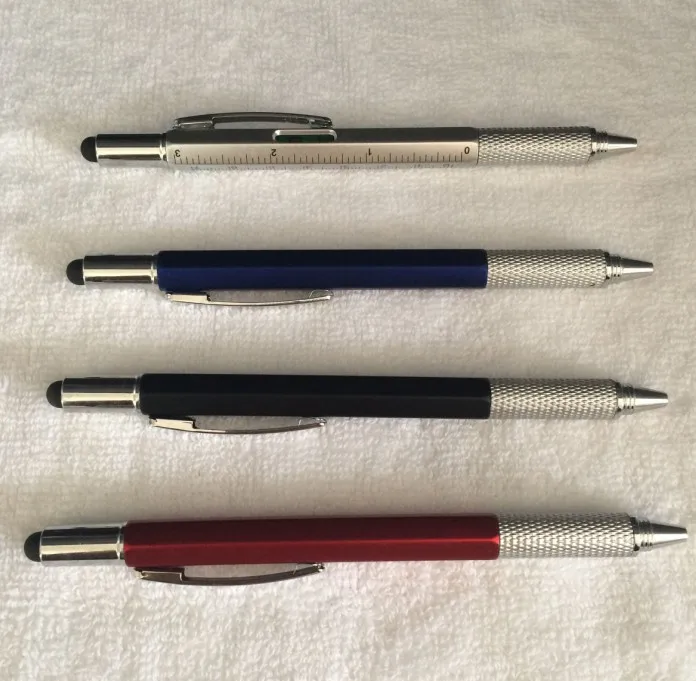 

Hoomall Multi-function Capacitance Ballpoint Pen 15x1.5cm 1pc 8 Styles Creative Level Caliper Screwdriver