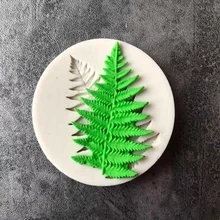 Силиконовая форма папоротник листья помадка украшения торта силиконовая форма ручной работы украшения листья шоколадные конфеты силикагель