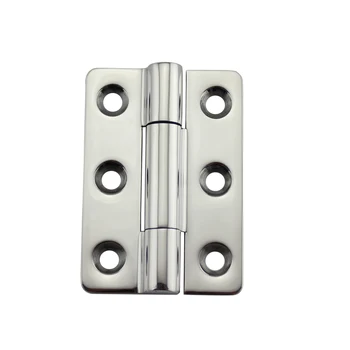 

Stainless Marine Big Rectangle Strap Hinge Heavy Duty High Mirror Cabin Deck Door Strap Hinge with 6 holes 2pcs 90*120mm
