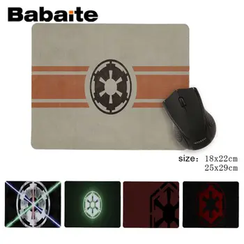 

Babaite StarWars Empire logo DIY Design Pattern Game mousepad New Arrived High Quality Luxury mousepad
