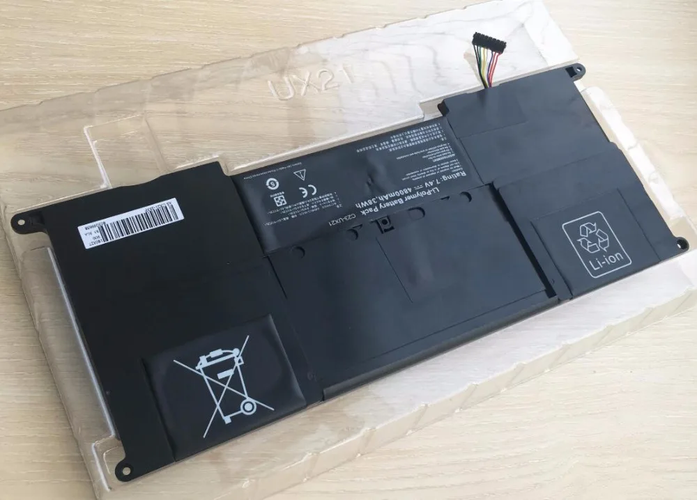 4800mAh 7 4 V C23 UX21 C23UX21 Аккумулятор для ноутбука Asus Zenbook UX21A UX21E серия Ultrabook|battery for asus|asus