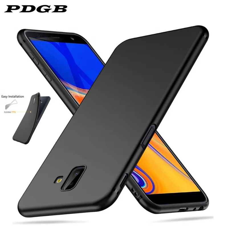 Мягкий чехол PDGB для Samsung Galaxy S8 S9 Plus S10 Lite S10E S6 S7 Edge Note 5 8 9 однотонный матовый
