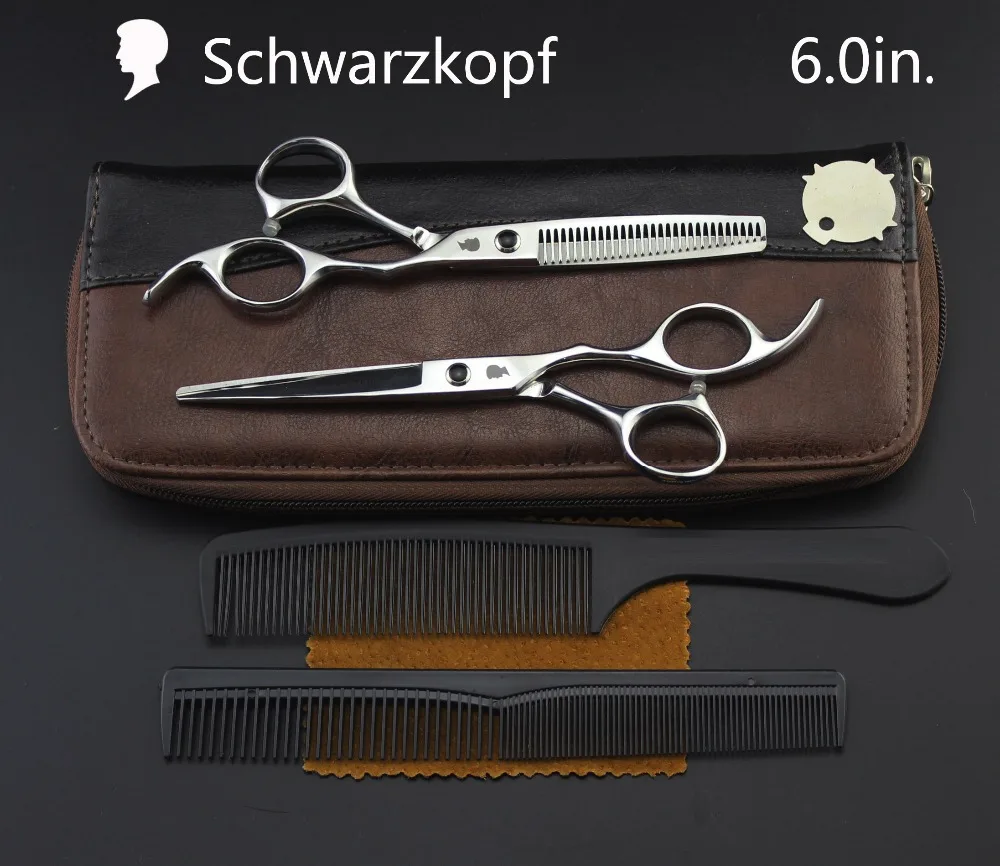 Новые Профессиональные Парикмахерские ножницы для стрижки волос, набор парикмахерских ножниц, высококачественные парикмахерские ножницы, 6,0 дюймов, разные цвета