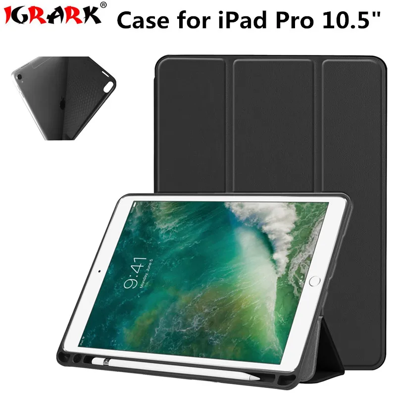 

Leather Case for Apple iPad Pro 10.5 inch Smart Sleep Wakeup Shell Cover For iPad Pro 10.5 A1701 A1709 Coque Capa Funda