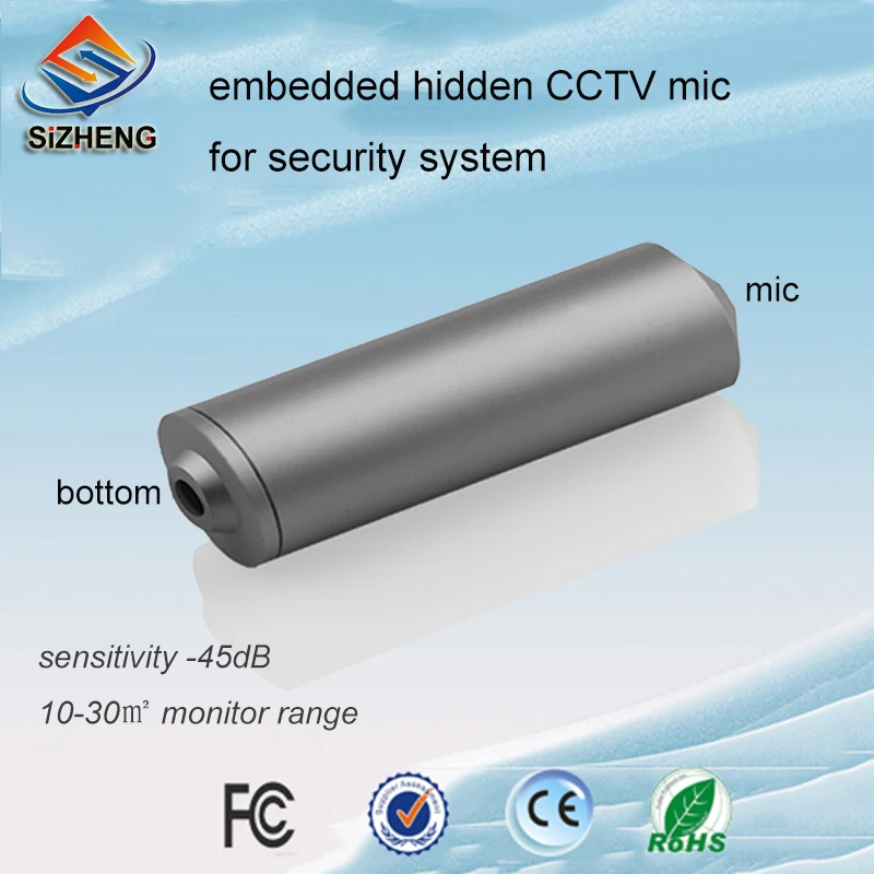 

SIZHENG COTT-C2 Security system embedded CCTV audio surveillance microphone low noise for video surveillance