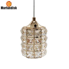 Светодиодный подвесной светильник с кристаллами, лампа для столовой, золотой подвесной светильник, светильник для бара, столовой, подвесной потолочный светильник для кухни(DN-50