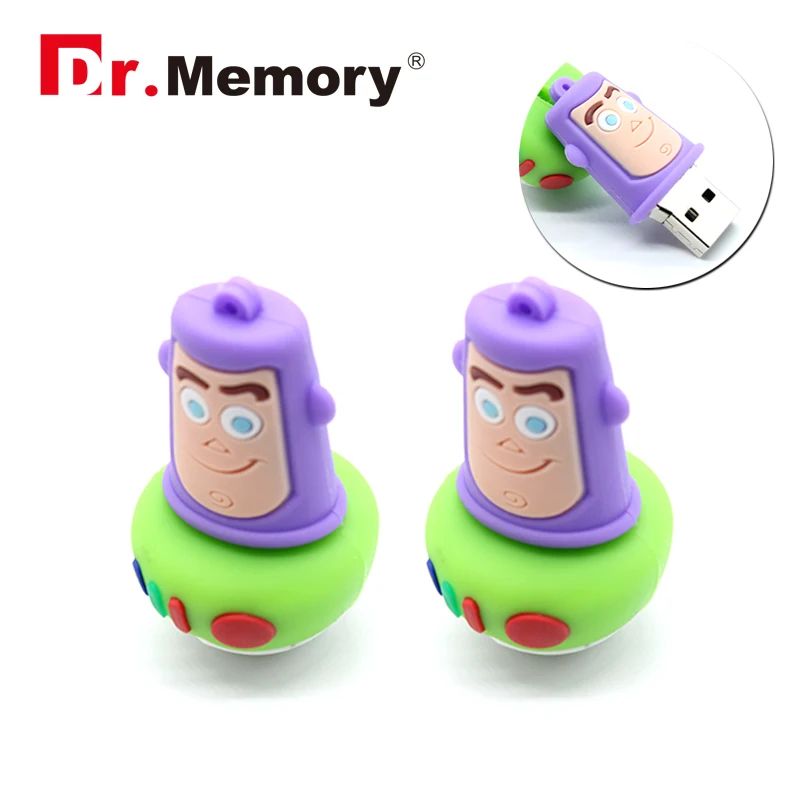 buzz lightyear usb flash drive cartoon toy story pendrive usb 2.0 usb