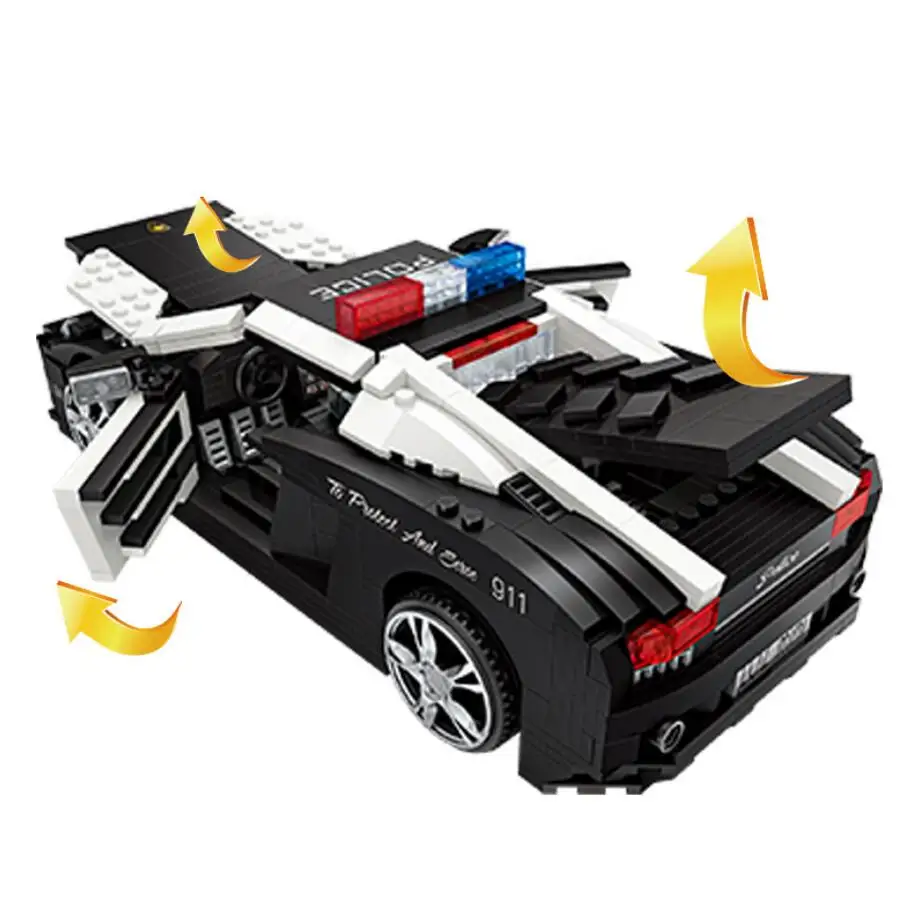 LOZ-mini-diamond-building-block-American-police-super-sport-car-bull-logo-Lambor-nanoblock-assemble-bricks