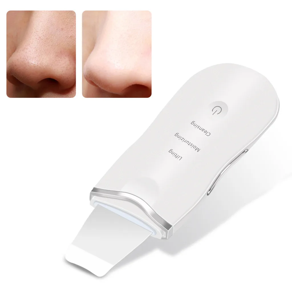 Многофункциональная ультразвуковая щетка для кожи лица шпатель экстрактор для лица пилинг глубокий очиститель Limpieza для лица Ultrasónica#25